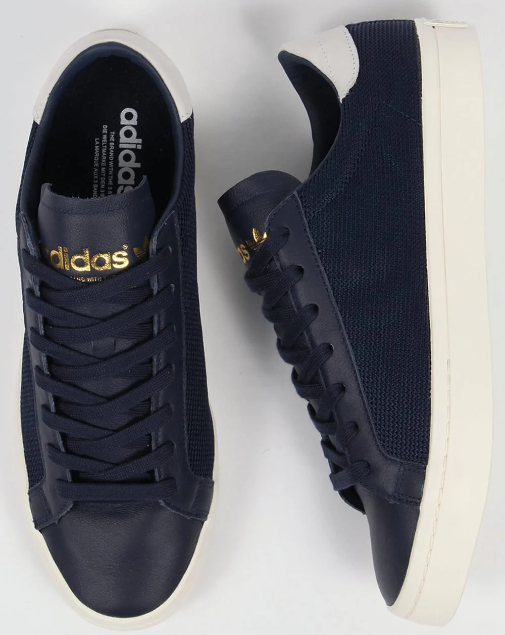 Adidas Originals Court Vantage Trainers Navy - Image 2