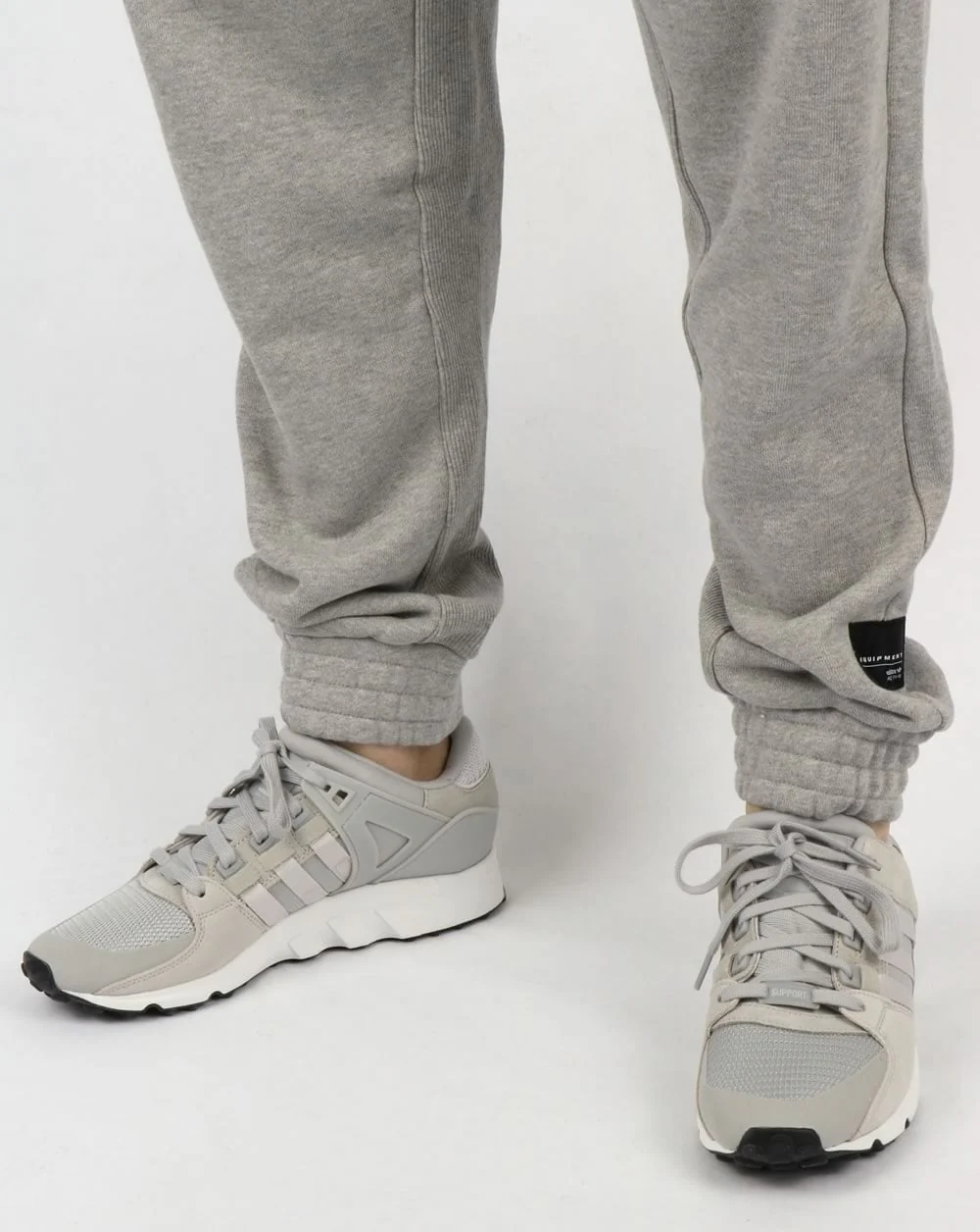 Adidas Originals EQT Knit Track Bottoms Grey Heather - Image 3