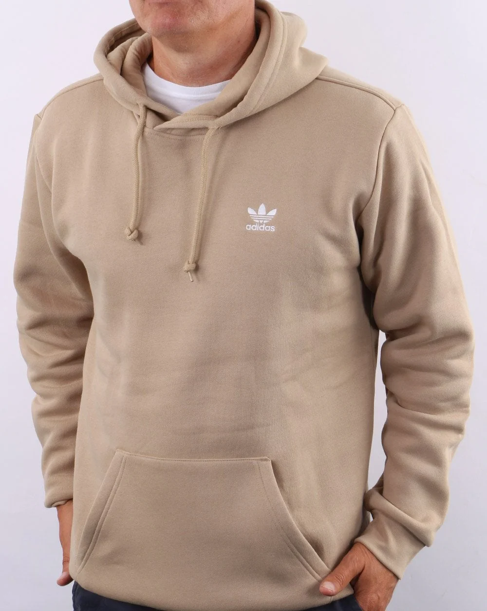 Adidas Originals Essential Hoody Beige Tone - Image 3