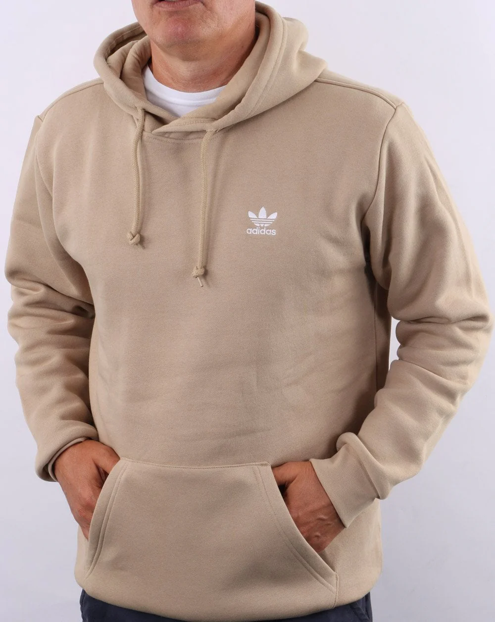Adidas Originals Essential Hoody Beige Tone - Image 4