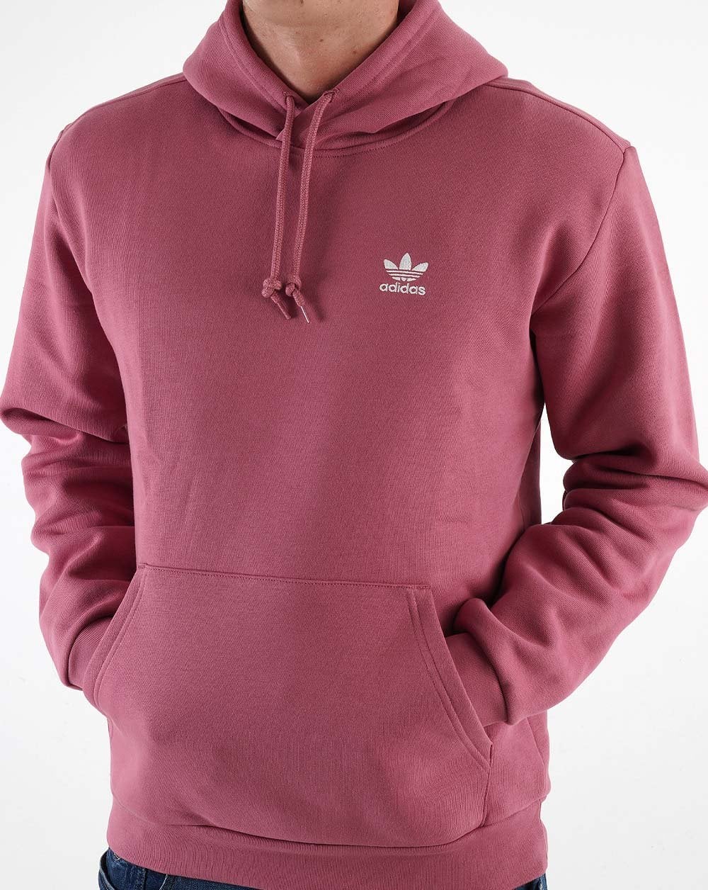 Adidas Originals Essential Hoody Pink Strata - Image 2