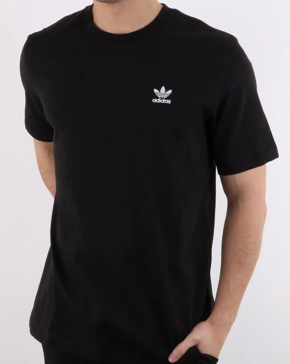 Adidas Originals Essential T Shirt Black - Image 2