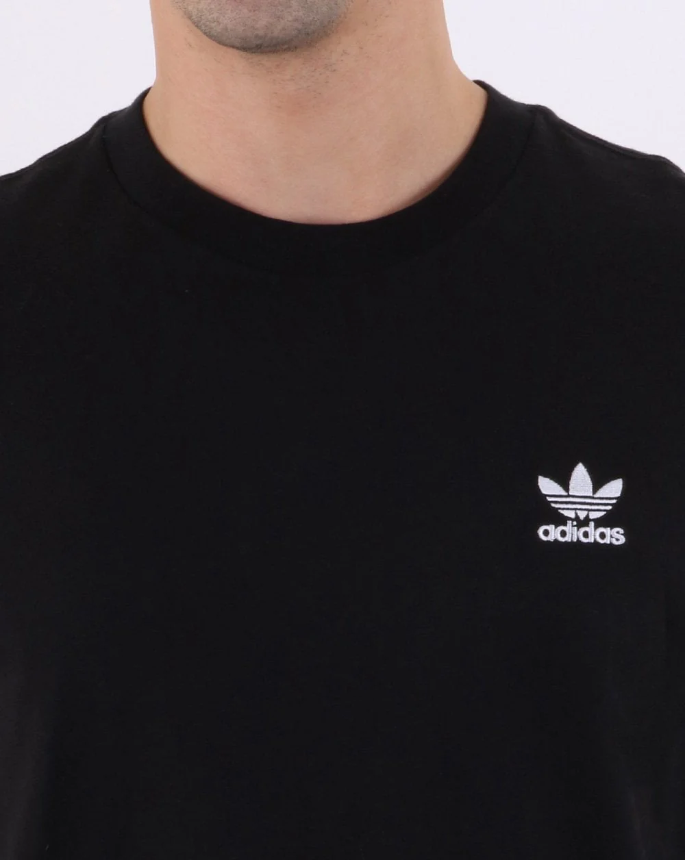 Adidas Originals Essential T Shirt Black - Image 3