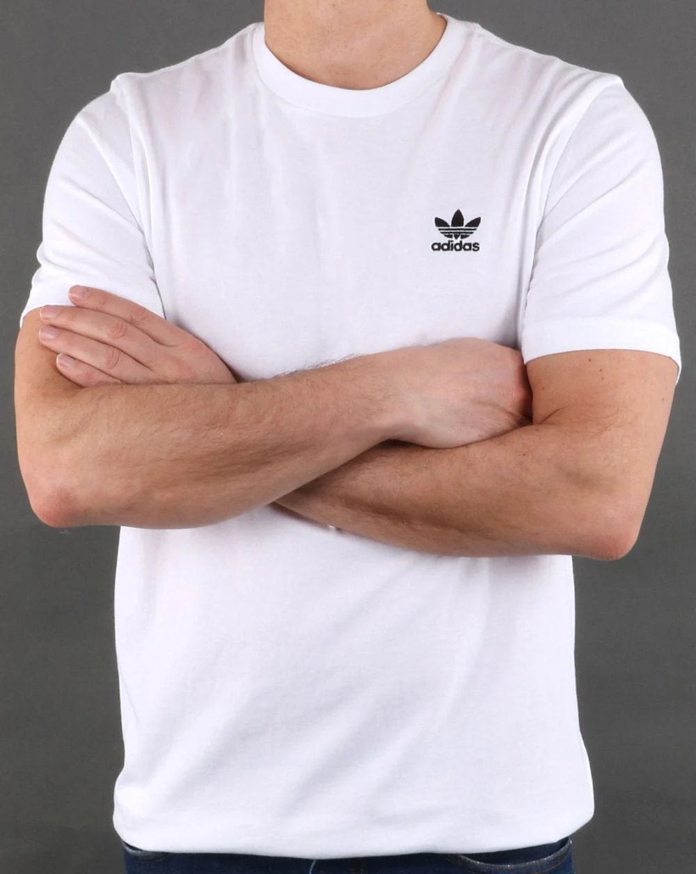 Adidas Originals Essential T Shirt White - Image 3