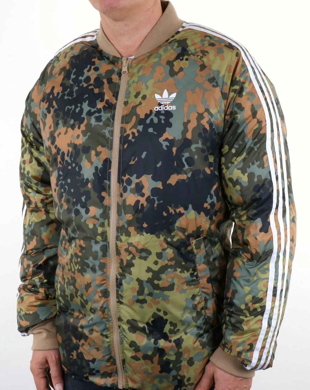 Adidas Originals Pharrell Williams Hu Hiking SST Winter Jacket Camo - Image 3