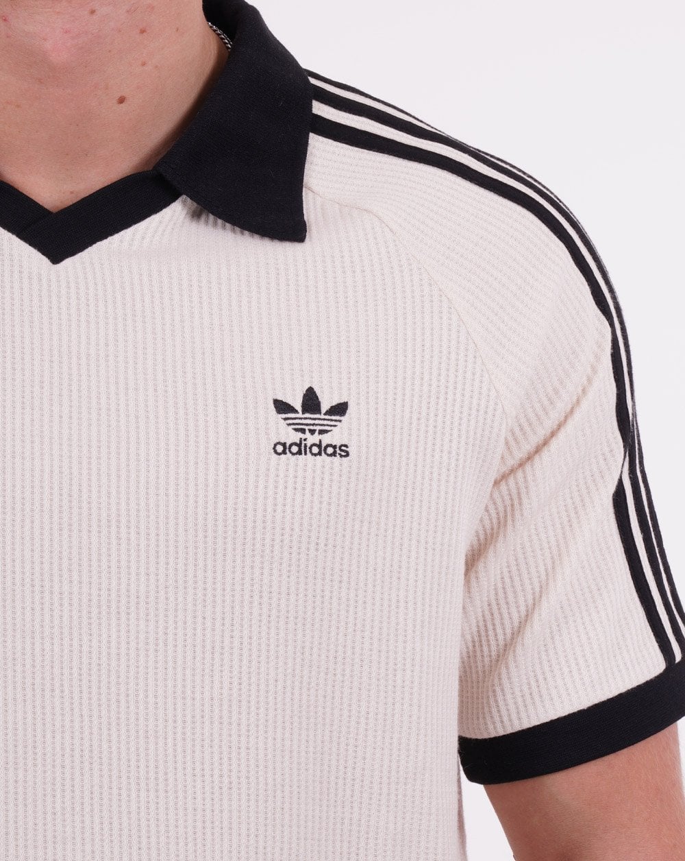 Adidas Originals Retro Waffle Polo off White - Image 2