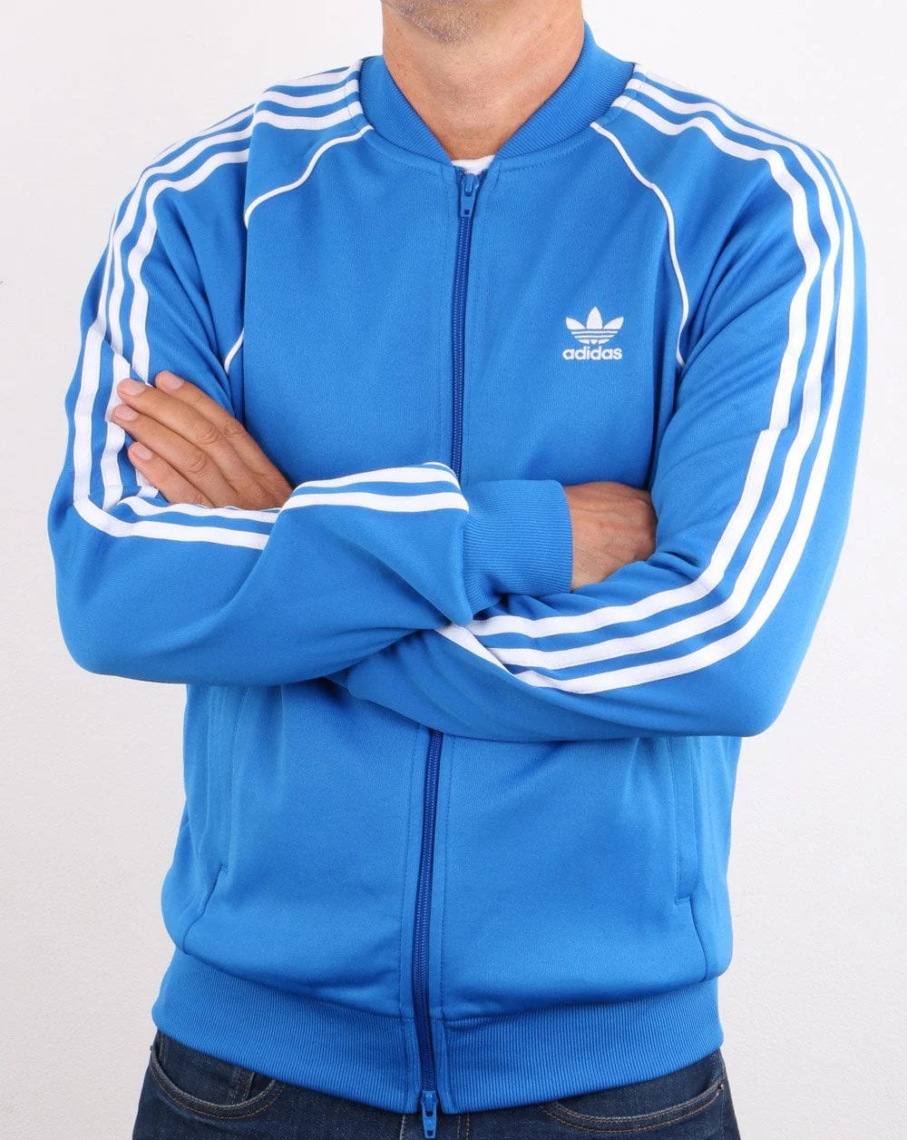 Adidas Originals Superstar Track Top Bluebird - Image 2