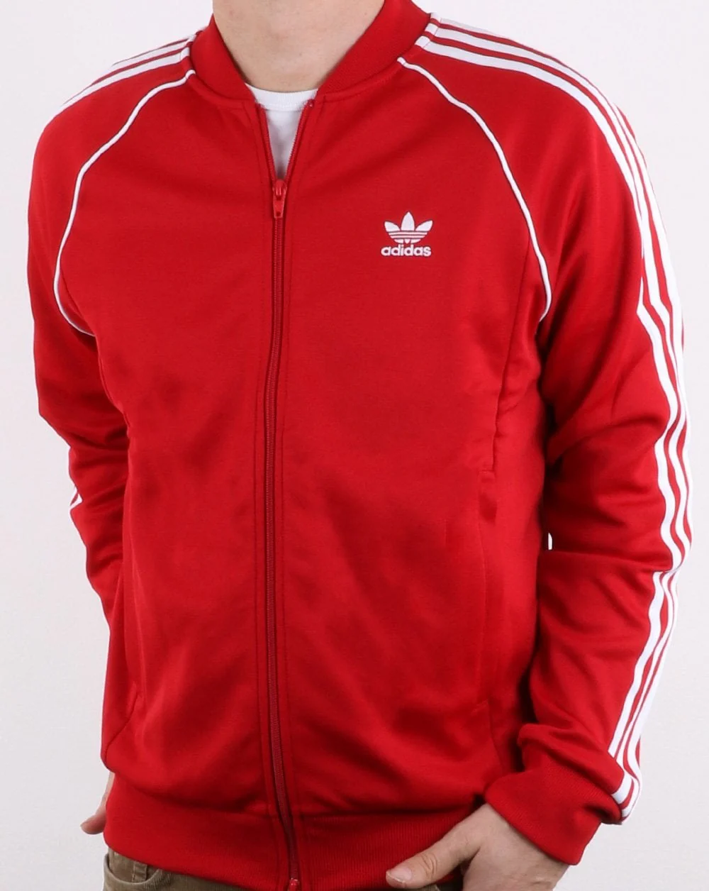 Adidas Originals Superstar Track Top Power Red - Image 2