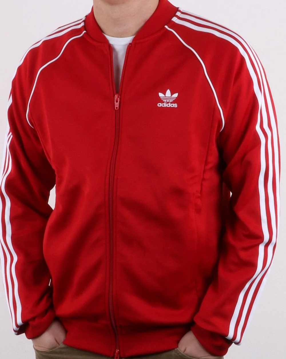 Adidas Originals Superstar Track Top Power Red - Image 3