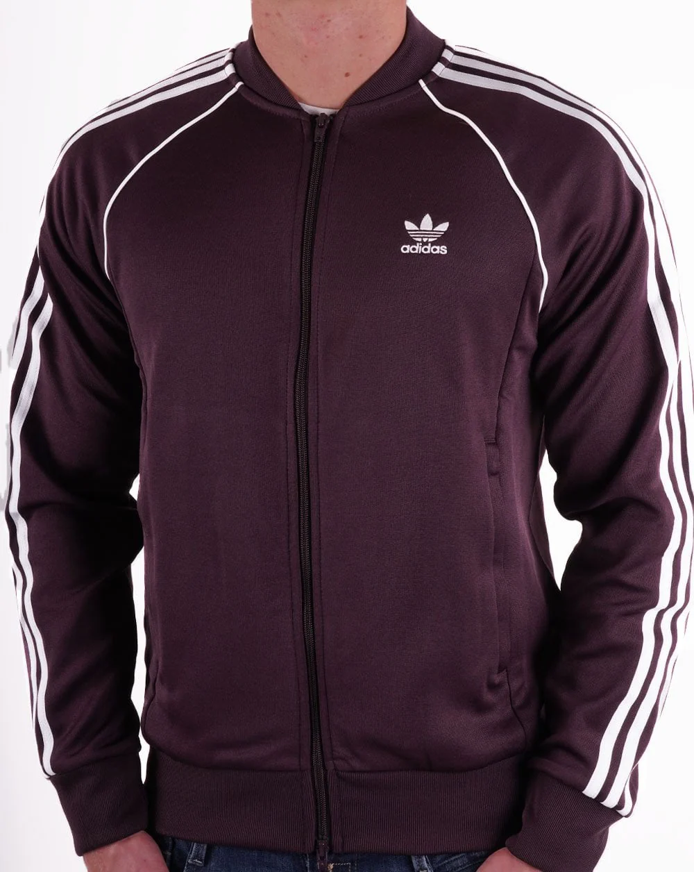 Adidas Originals Superstar Track Top Shadow Maroon