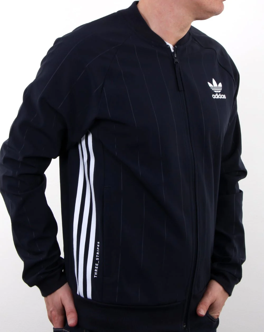 Adidas Originals Tko Denim Superstar Track Top Navy - Image 4