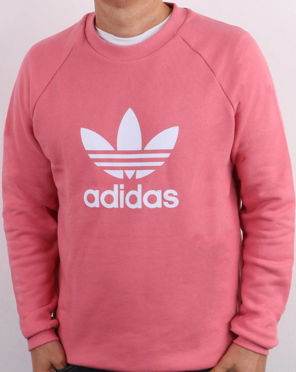Adidas Originals Trefoil Crew Sweat Pink