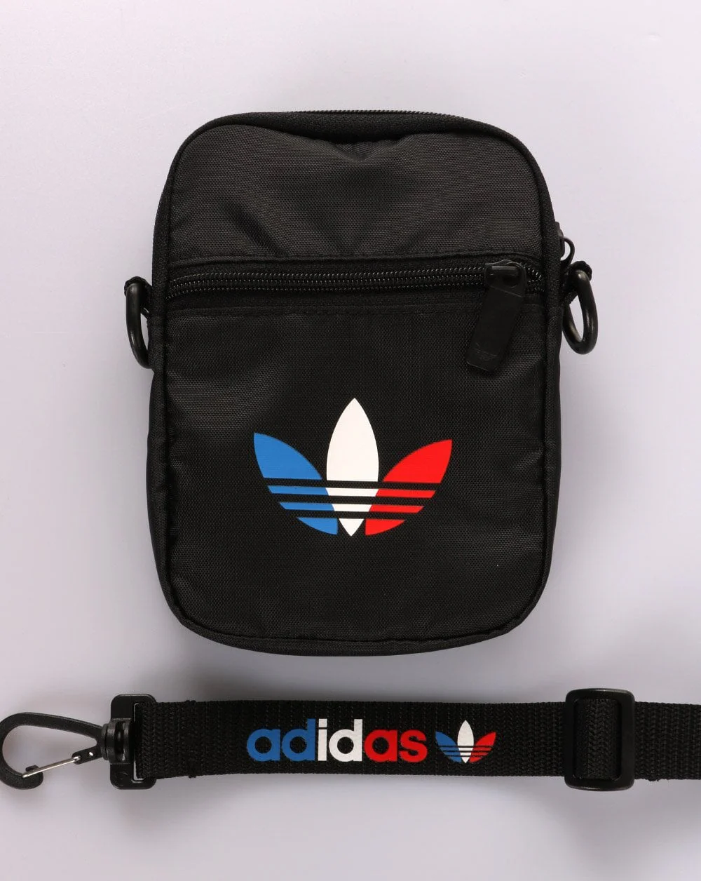 Adidas Originals Tricolor Small Item Bag Black - Image 2