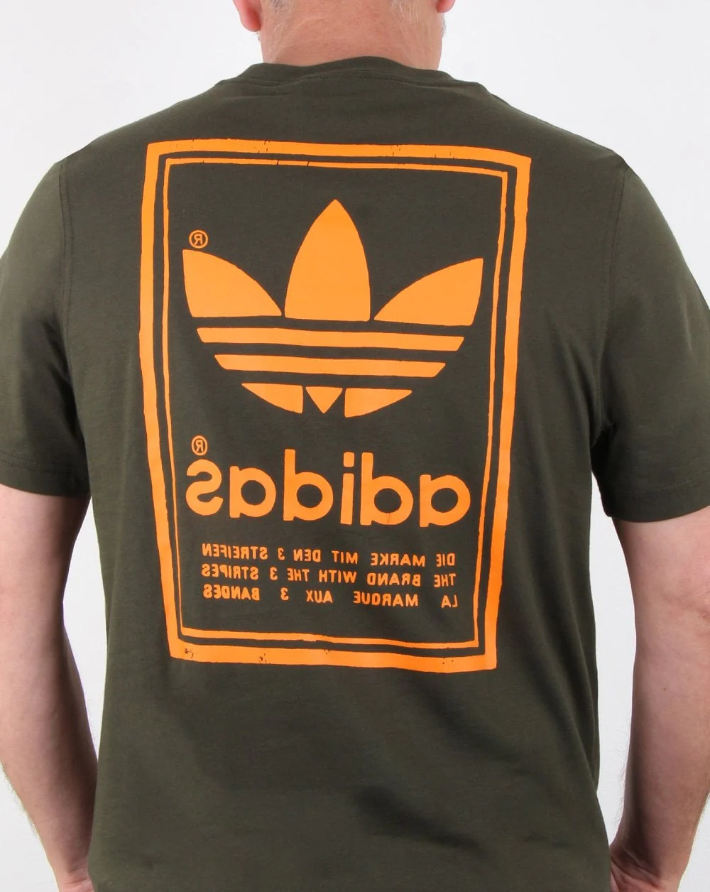 Adidas Originals Vintage T Shirt Night Cargo - Image 4