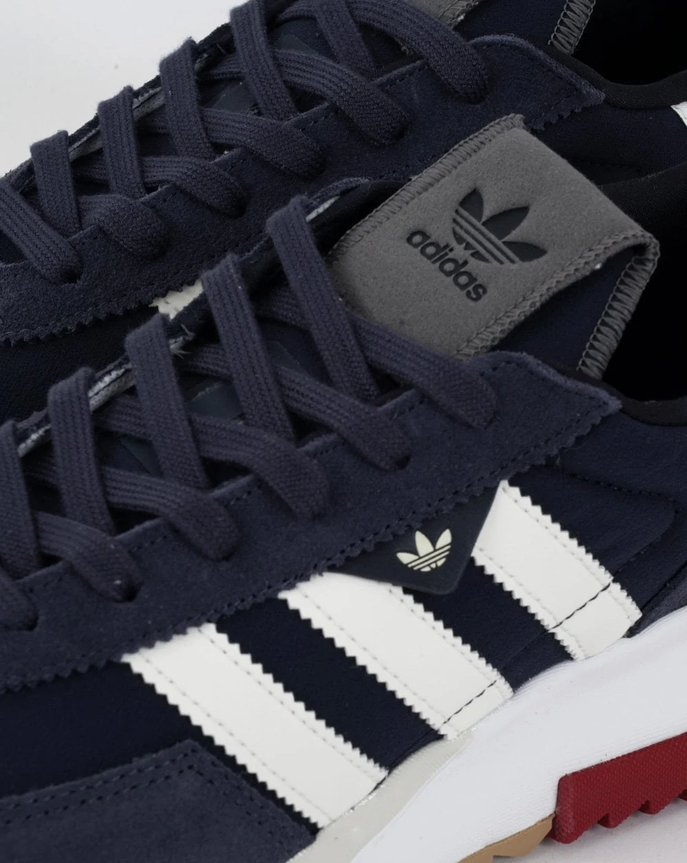 Adidas Retropy F2 Trainers Navy/Off White - Image 5