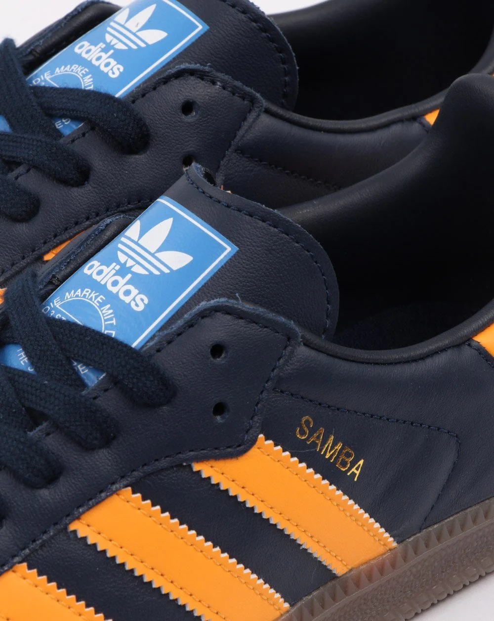 Adidas Samba Og Trainers Navy/Orange - Image 5