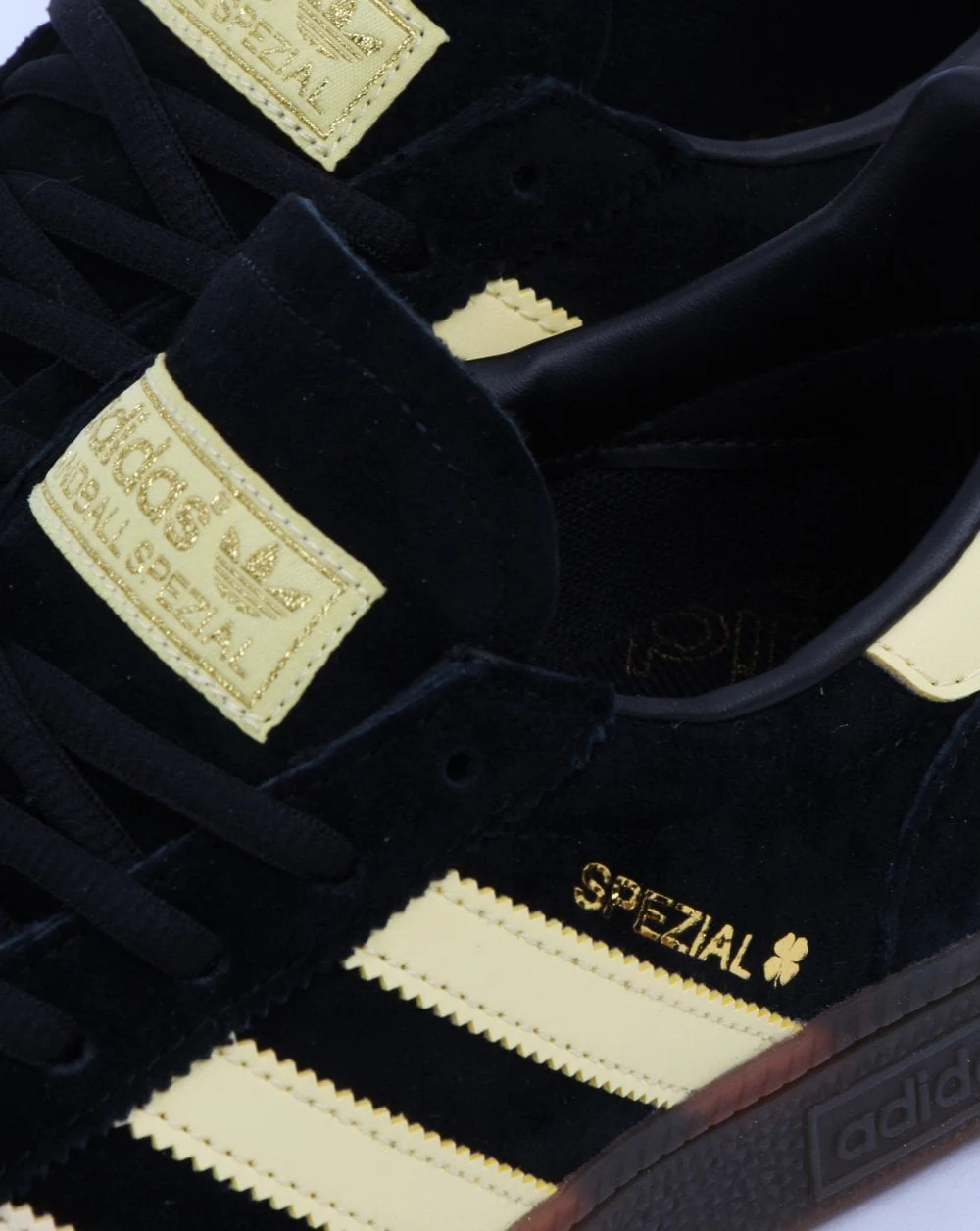 Adidas Spezial Trainers Black/Yellow Oslo - Image 4