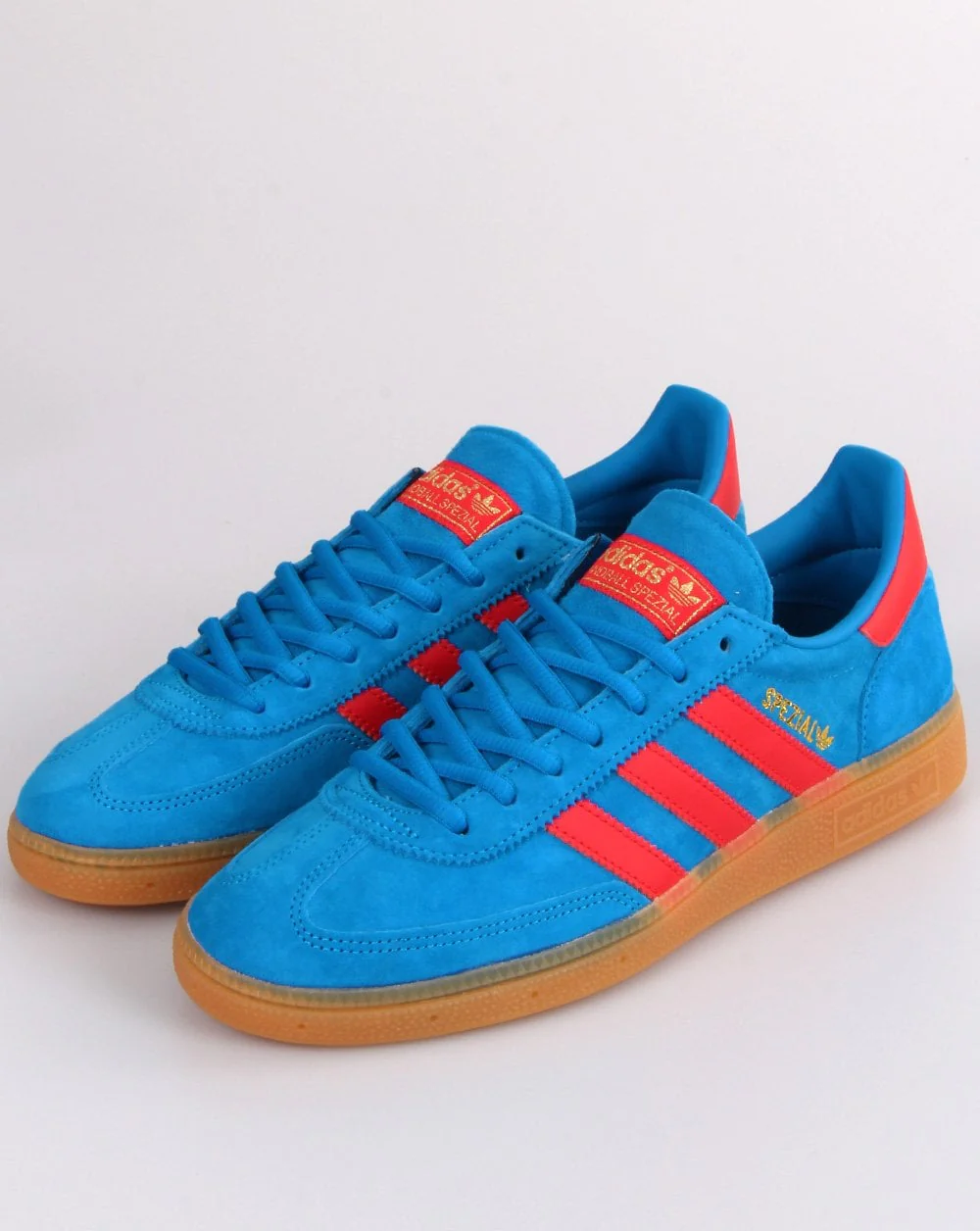 Adidas Spezial Trainers Bright Blue/Vivid Red - Image 3