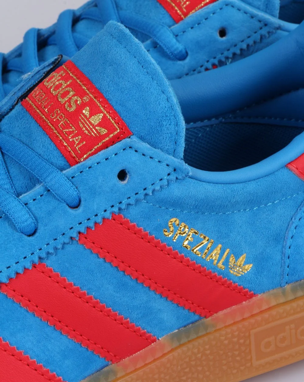 Adidas Spezial Trainers Bright Blue/Vivid Red - Image 4