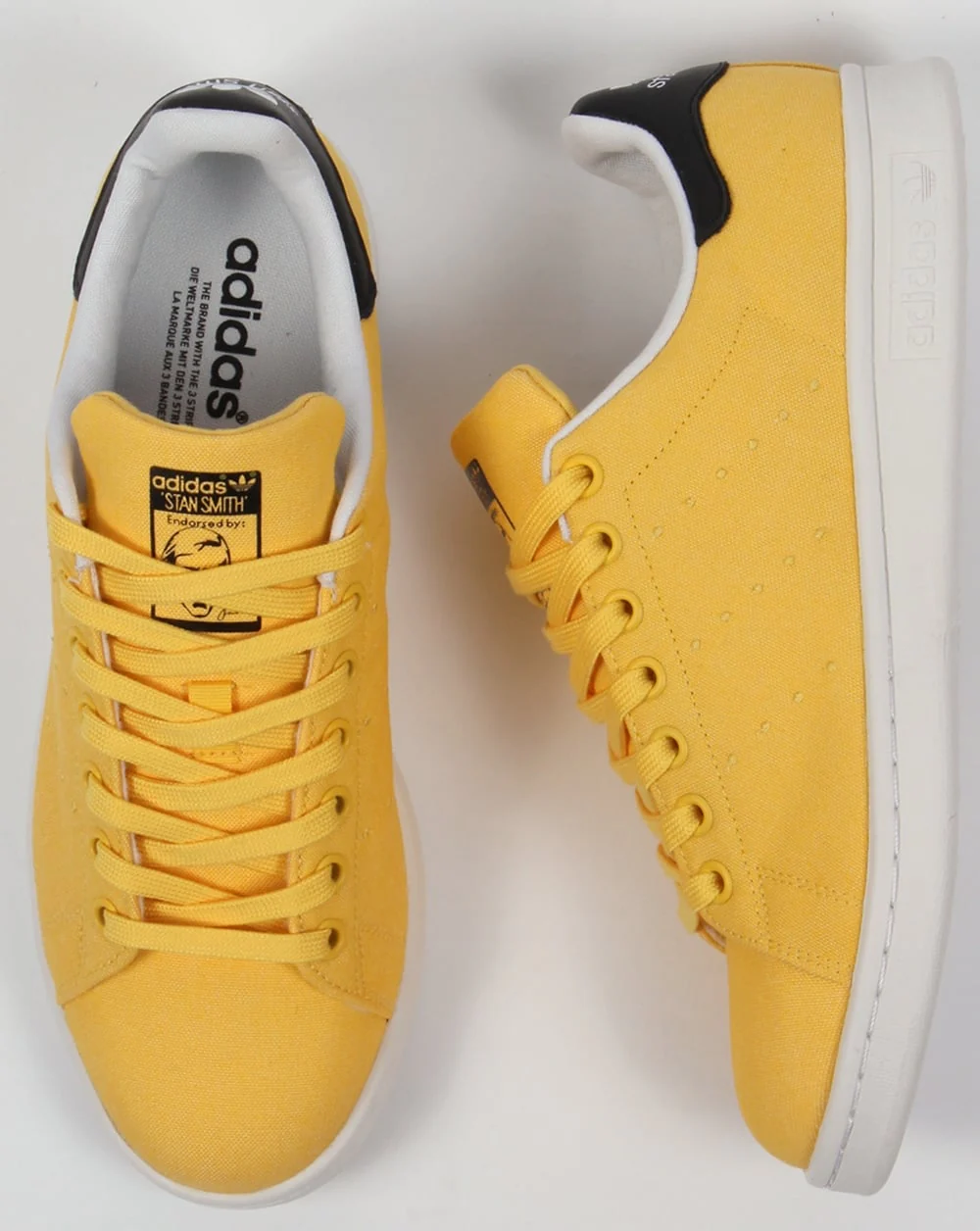 Adidas Stan Smith Trainers Spring Yellow - Image 3