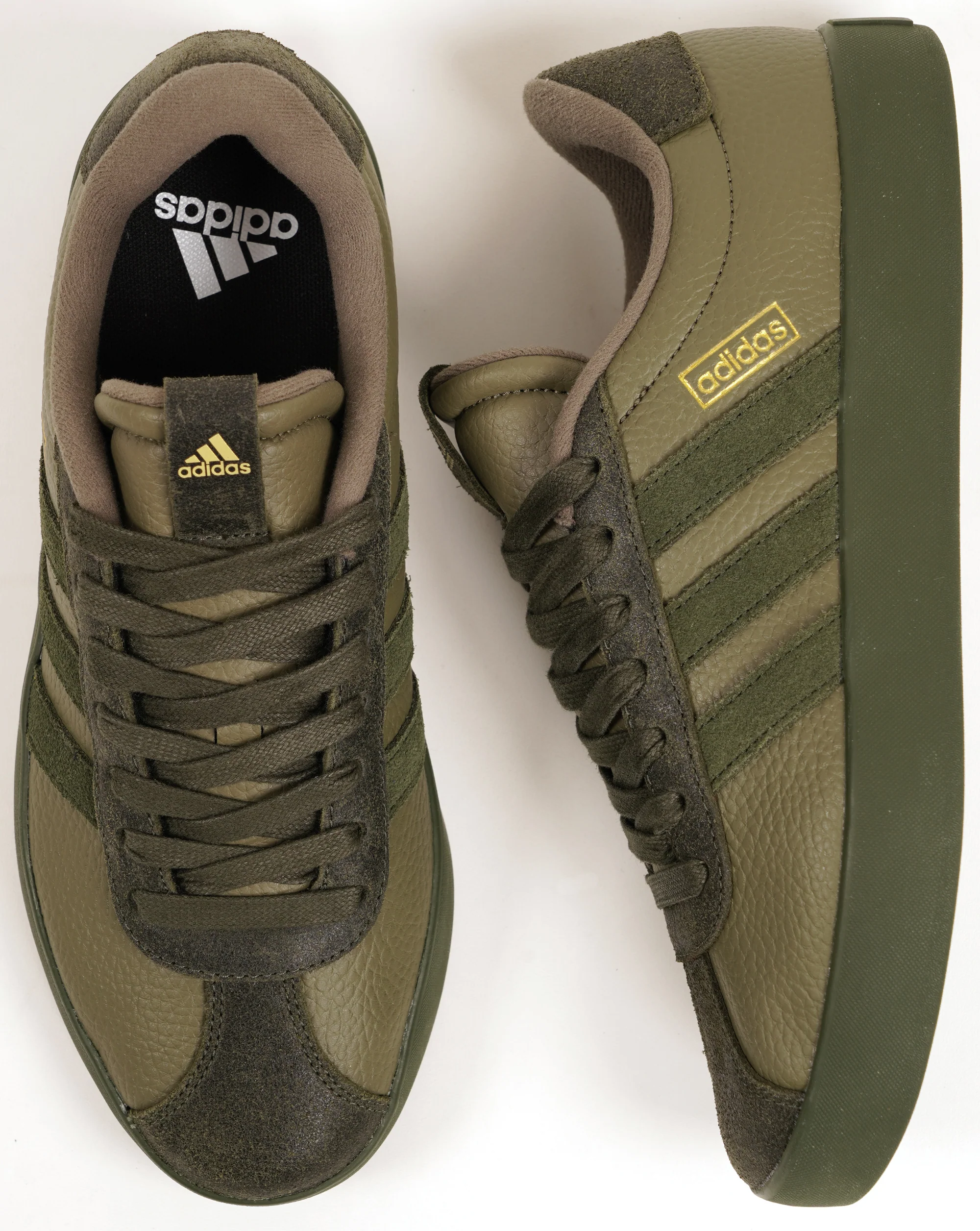 Adidas VL Court 3.0 Trainers Olive/Night Cargo - Image 4
