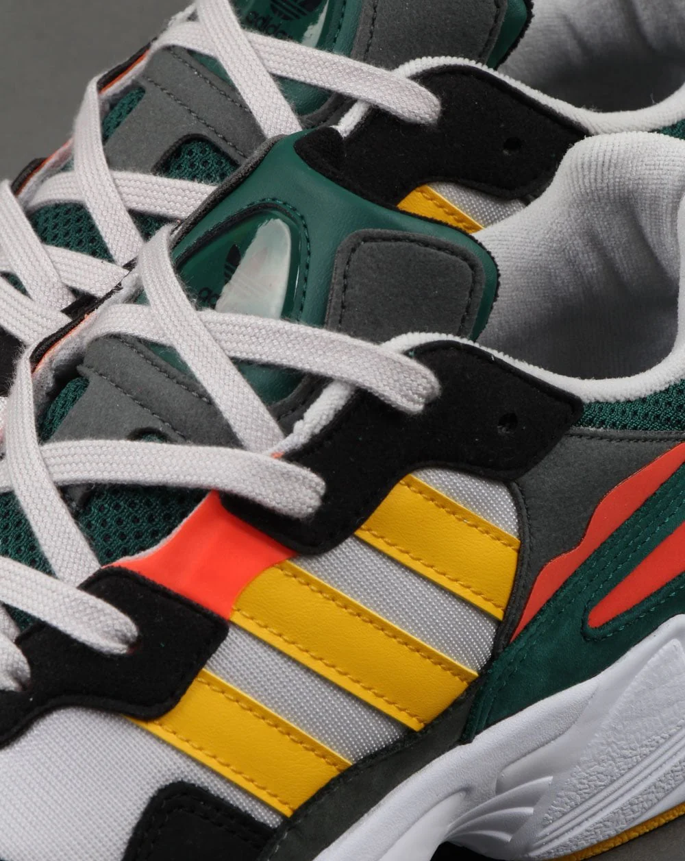 Adidas Yung-96 Trainers Grey/bold Gold/red - Image 4