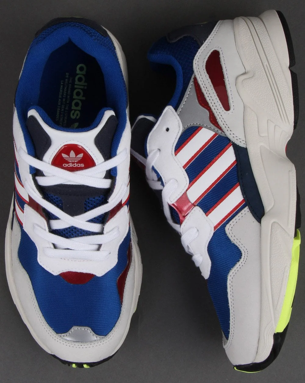 Adidas Yung-96 Trainers Royal/White/Navy - Image 2