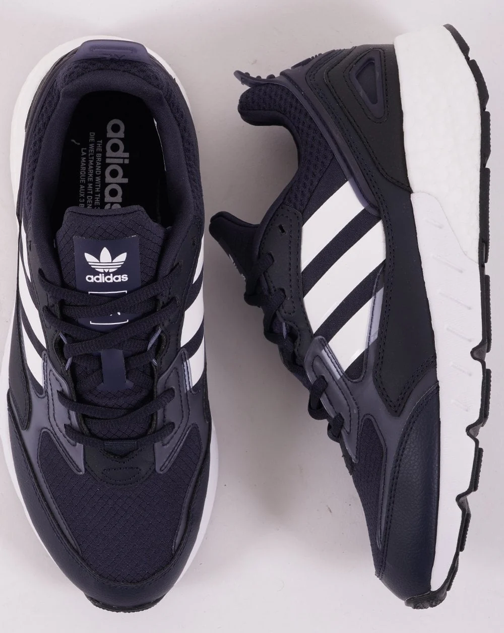 Adidas Zx 1k Boost 2.0 Trainers Legend Ink/White - Image 3