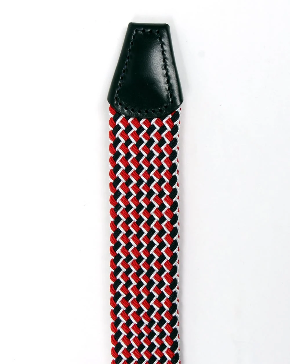 Andersons Woven Belt Red/Navy - Image 3