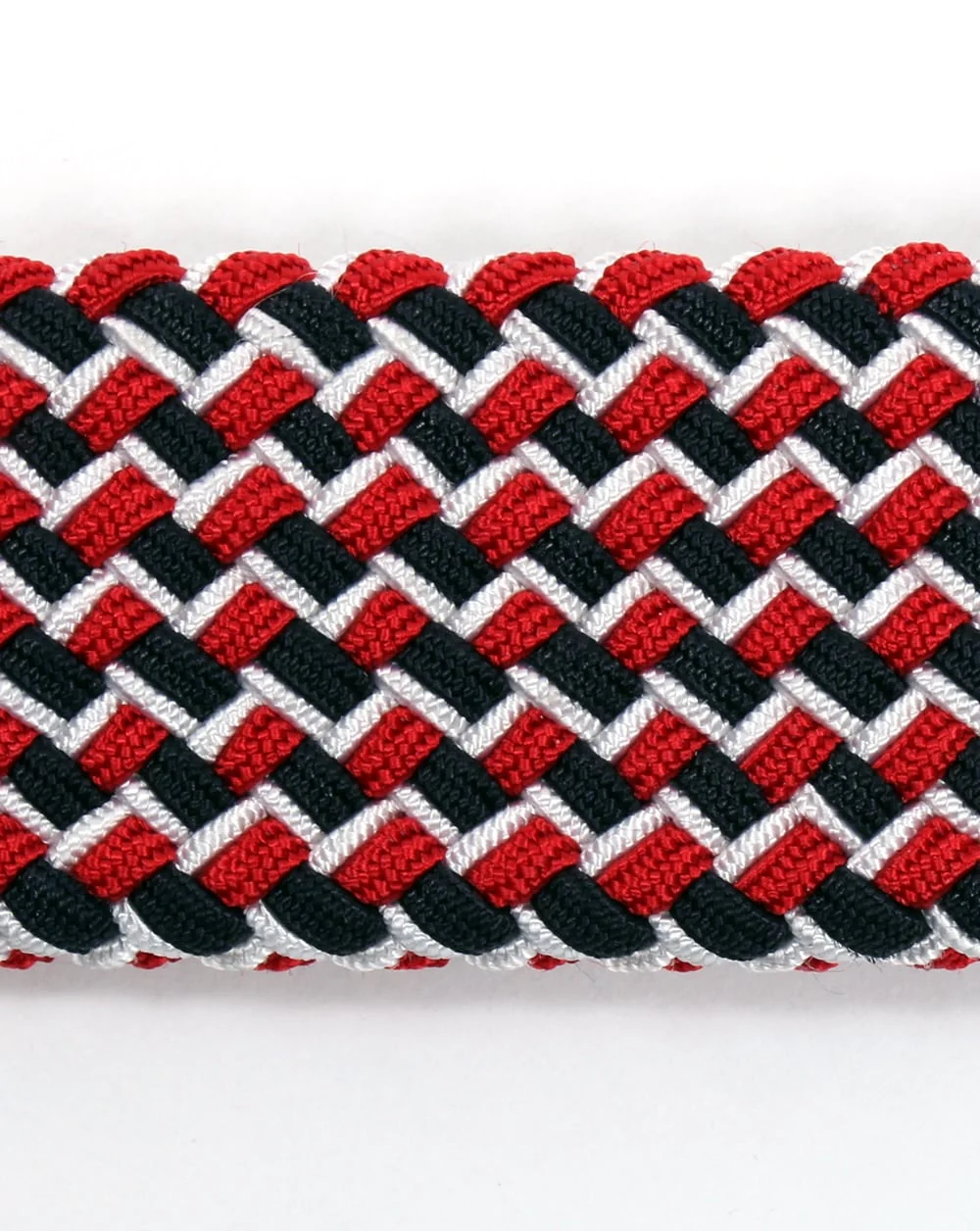 Andersons Woven Belt Red/Navy - Image 4