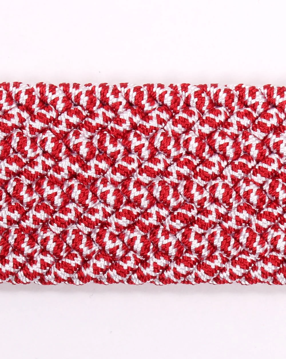 Andersons Woven Leather Trim Belt Red - Image 4