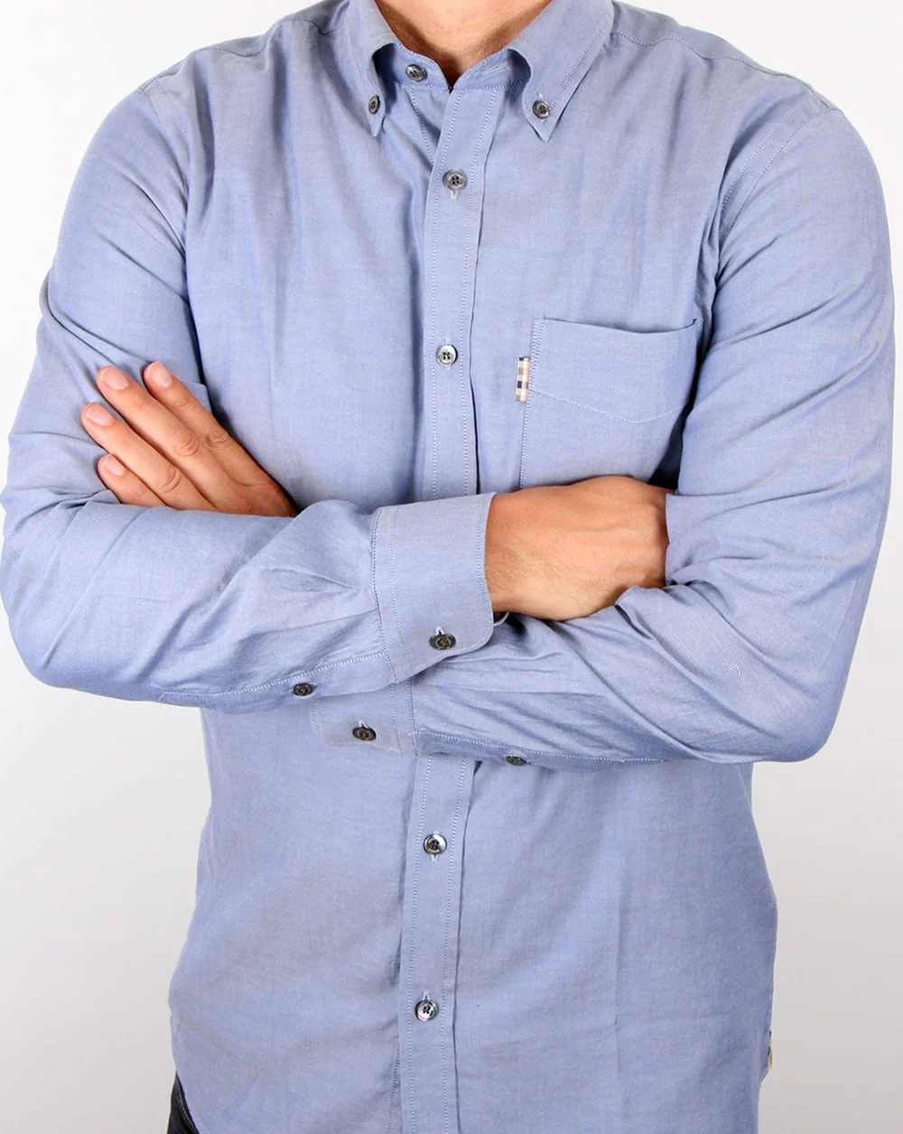 Aquascutum Ashford Oxford Shirt Navy - Image 3