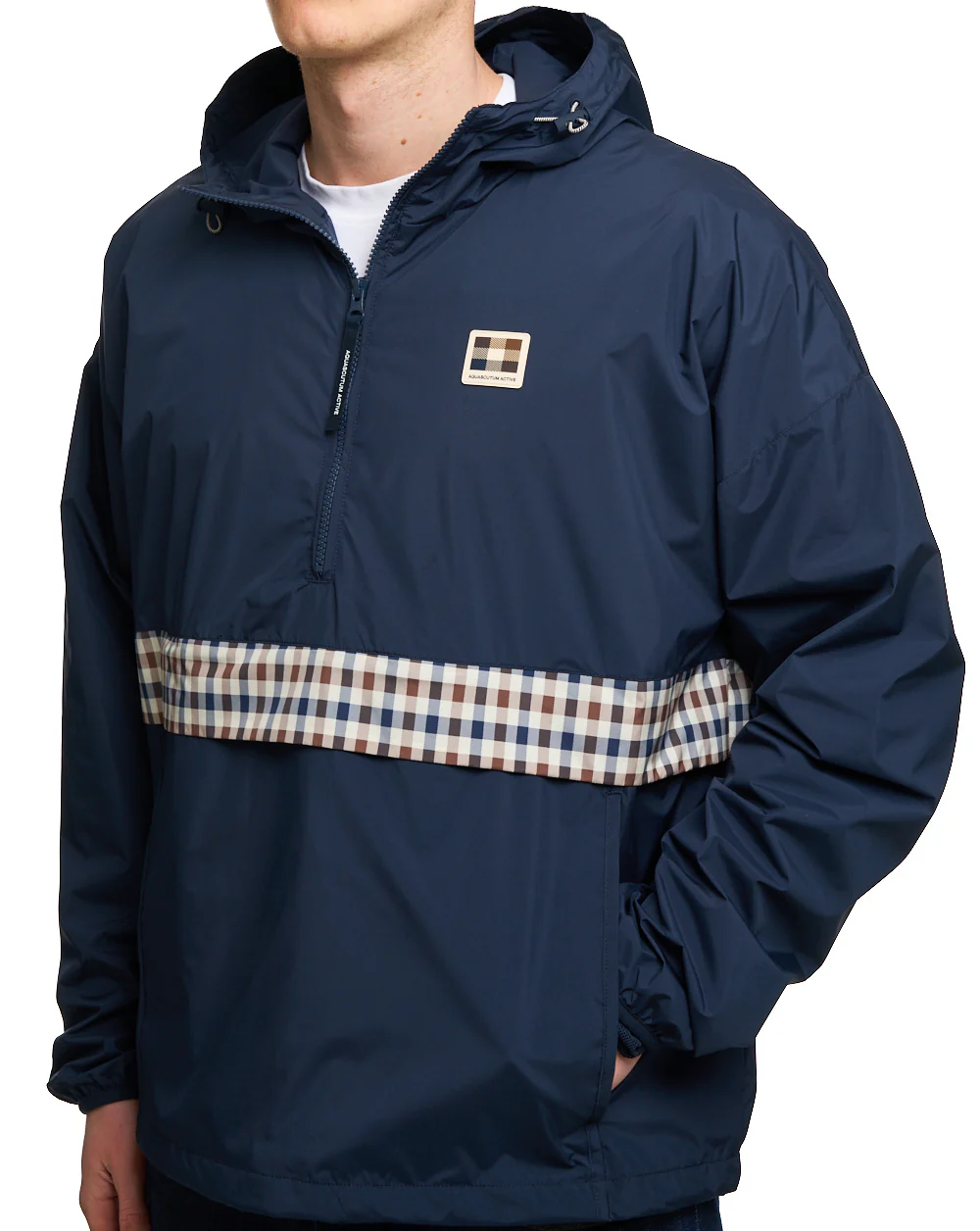 Aquascutum Rlg Smock Navy - Image 3