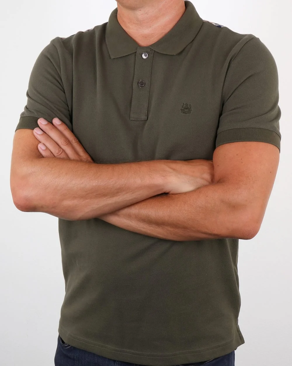 Aquascutum Hill Polo Shirt Military Green - Image 4