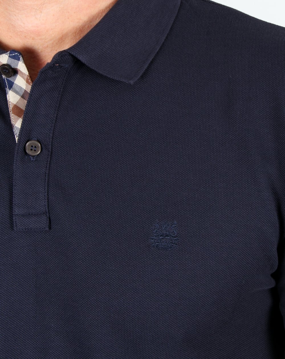 Aquascutum Hilton Polo Shirt Navy - Image 2
