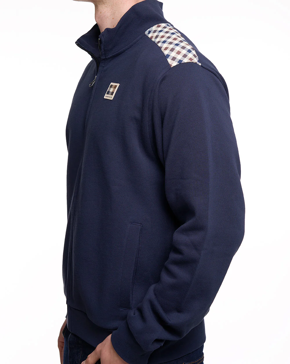 Aquascutum Lamina FZ Sweatshirt Navy