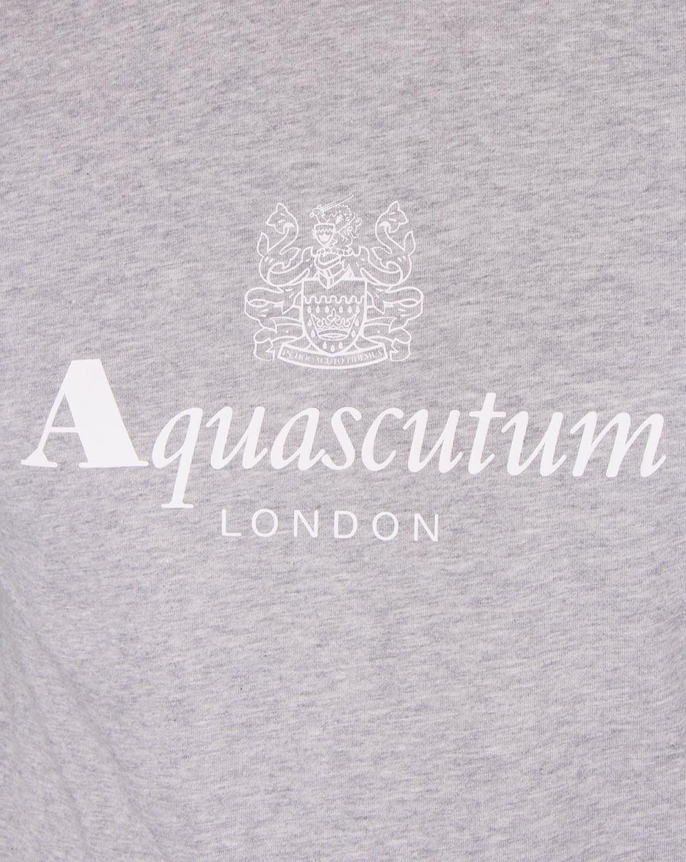Aquascutum Long Sleeve T-shirt Grey Marl - Image 2