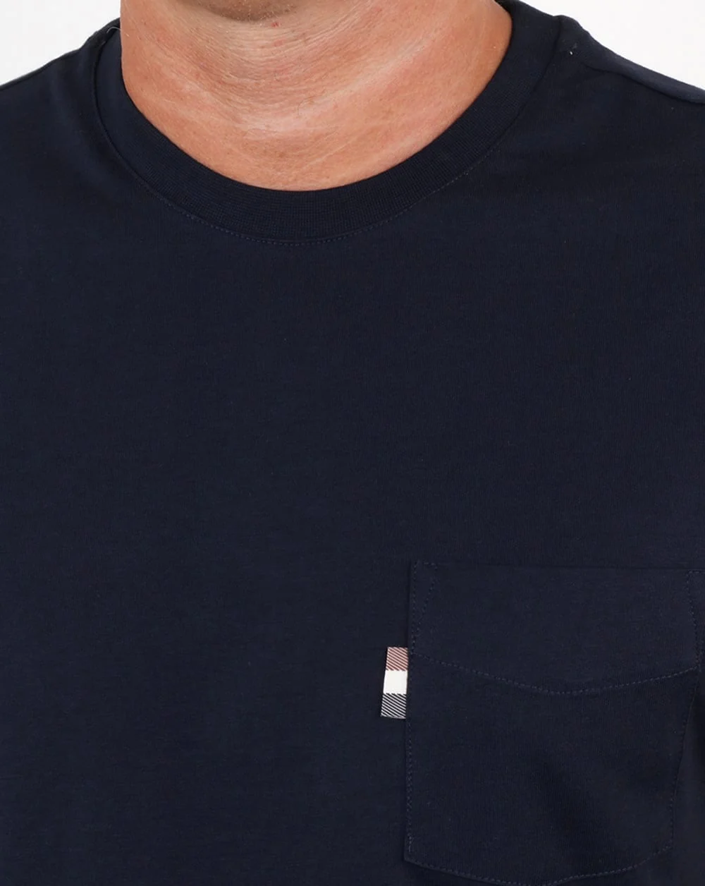 Aquascutum Wilmslow T Shirt Navy - Image 2