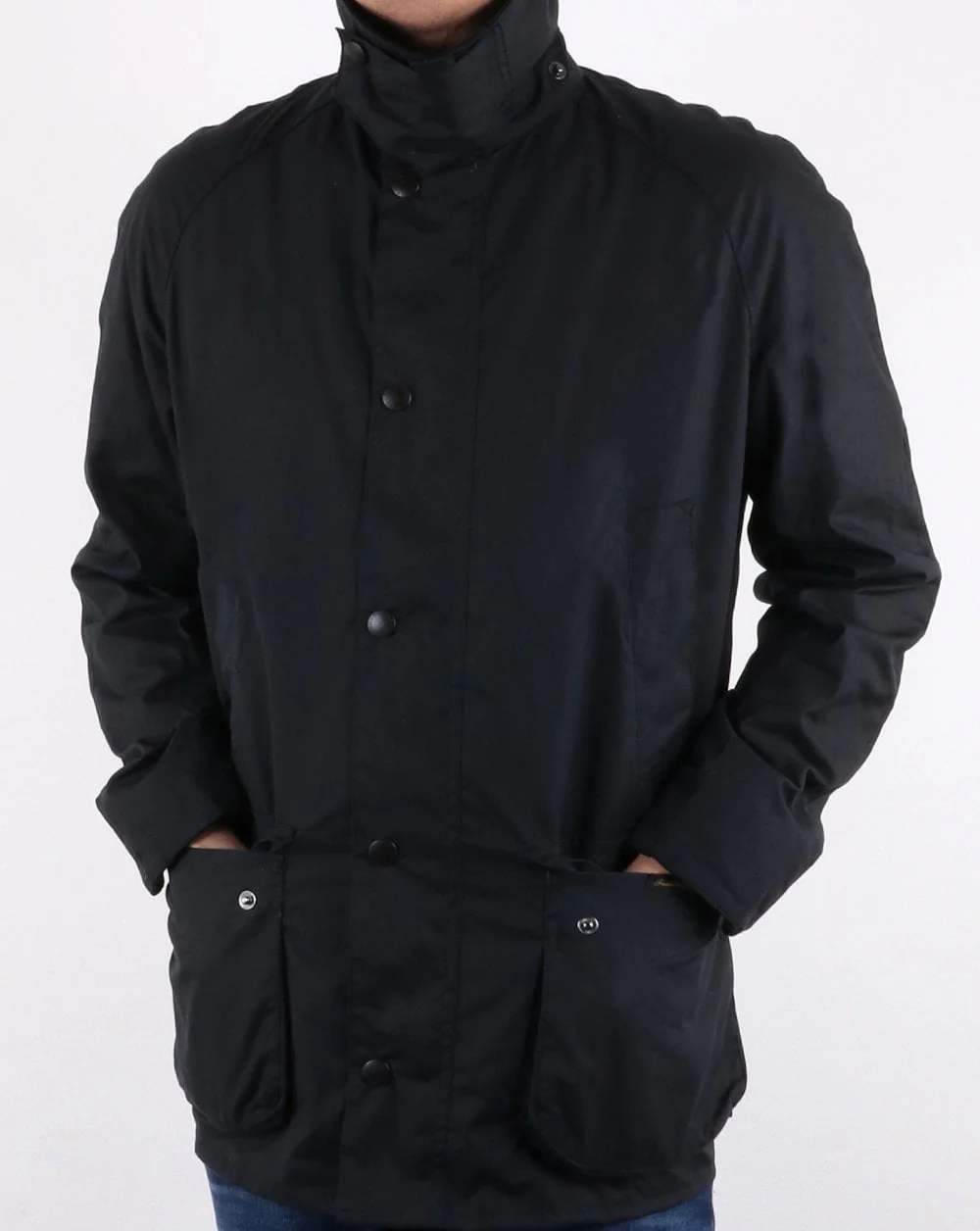Barbour Ashby Wax Jacket Navy