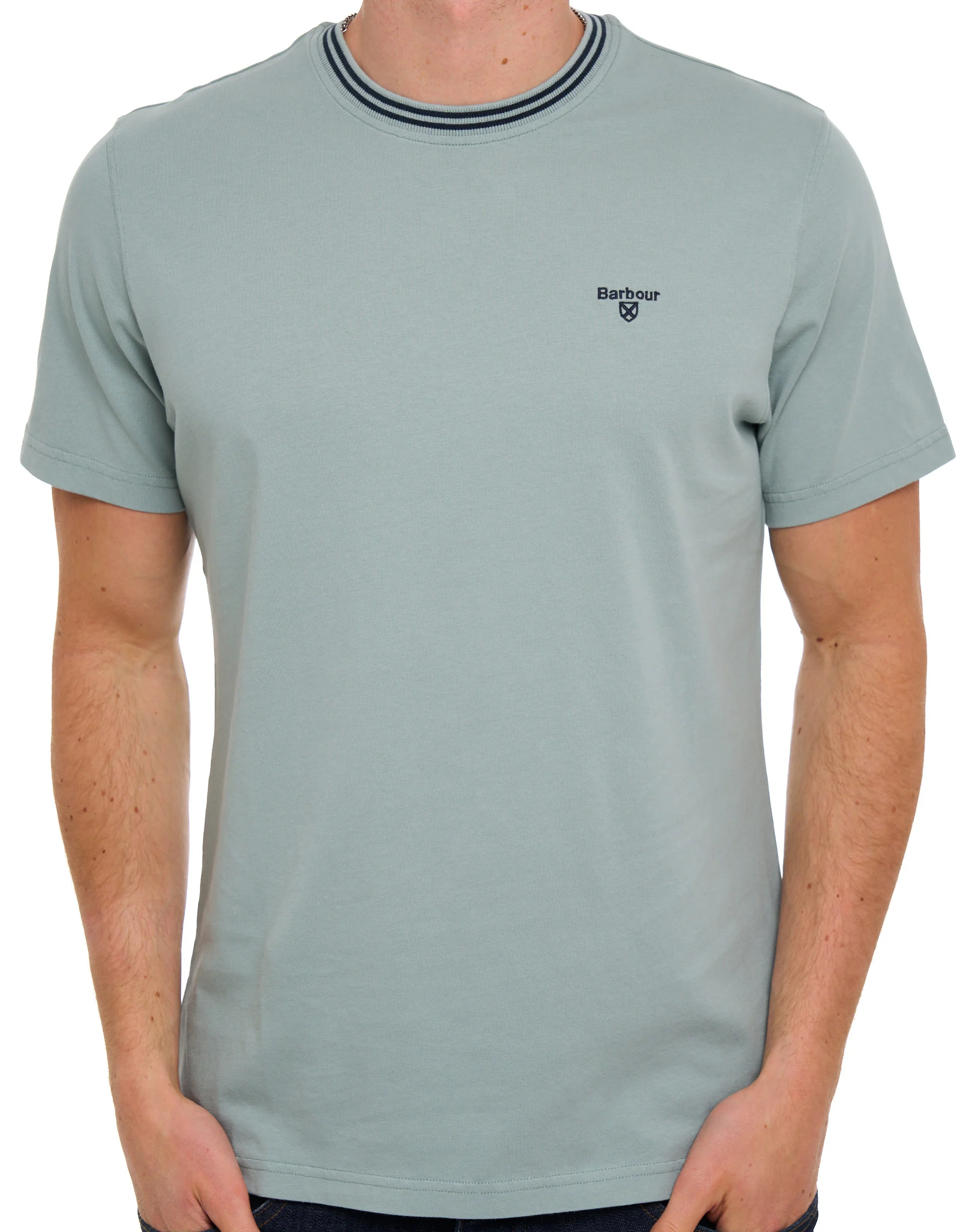 Barbour Austwick T Shirt Dusty Slate - Image 3