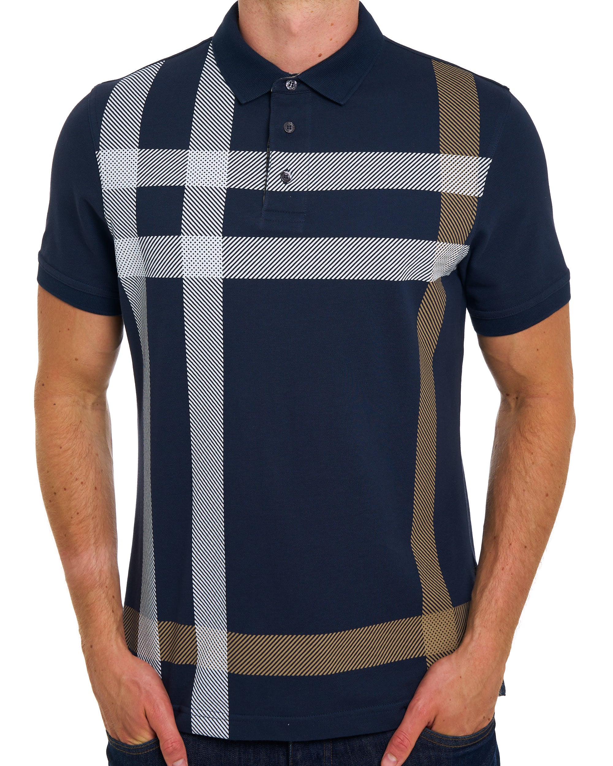 Barbour Blaine Polo Navy - Image 3