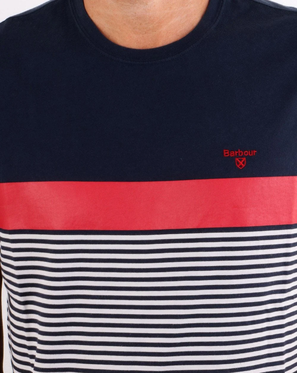 Barbour Braeside T-shirt Navy - Image 3