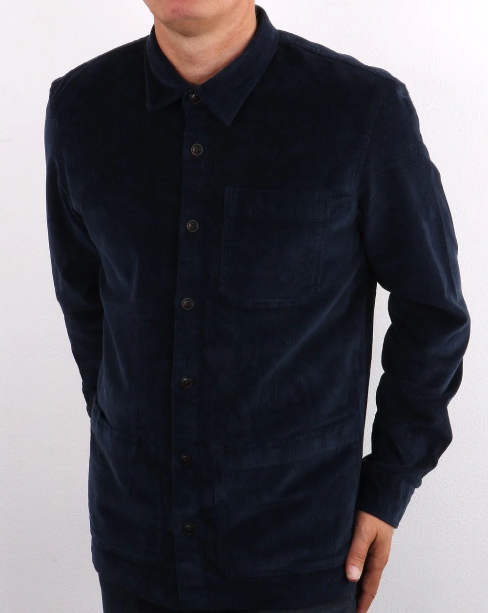 Barbour Cabin Overshirt Navy - Image 2