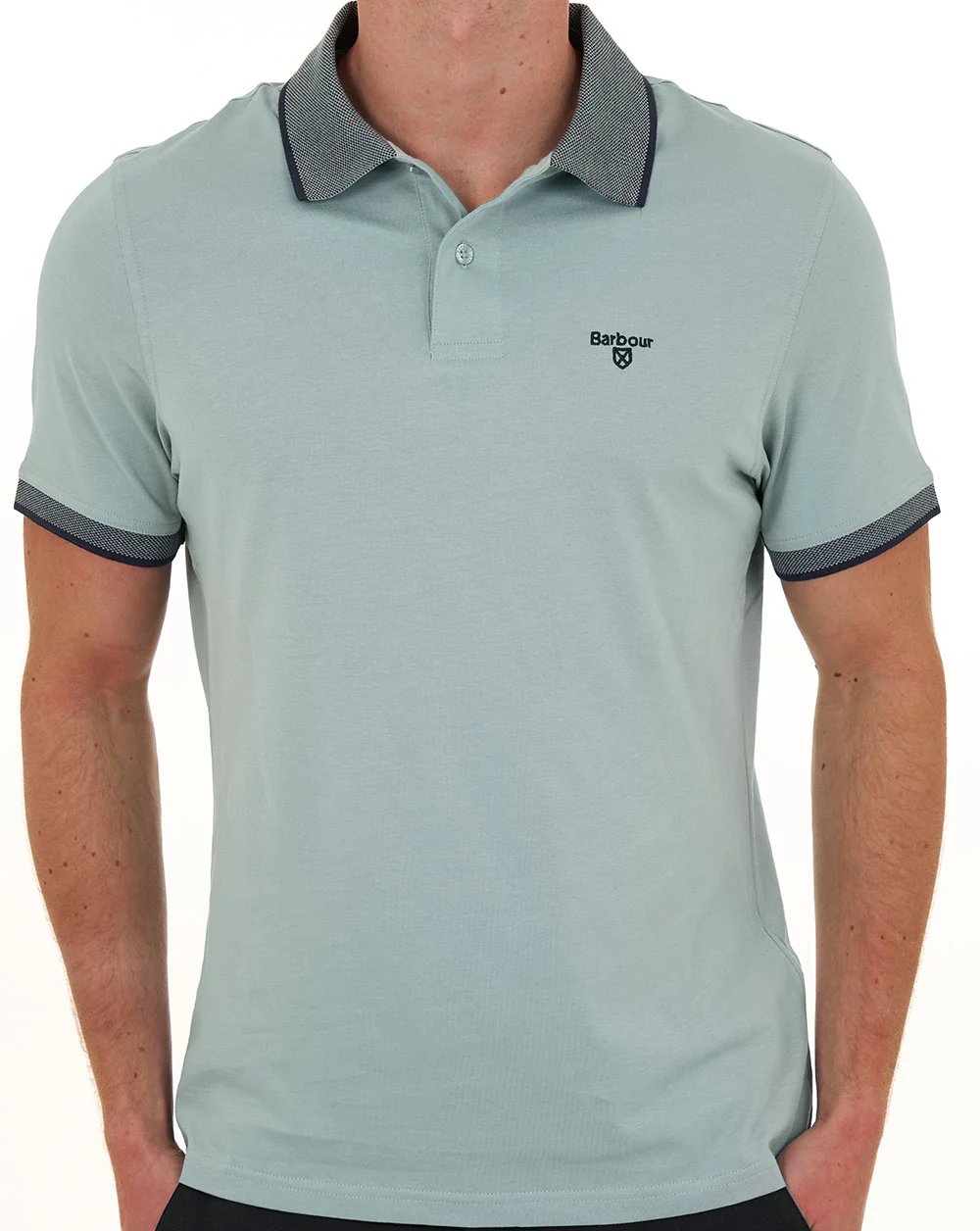 Barbour Cornsay Polo Shirt Slate - Image 3