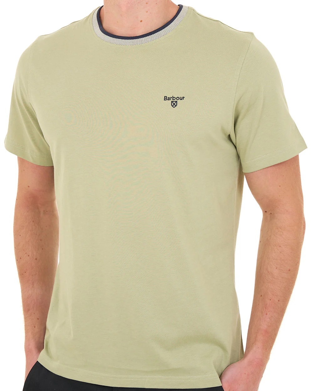 Barbour Cornsay Tailored T Shirt Sea Green - Image 3