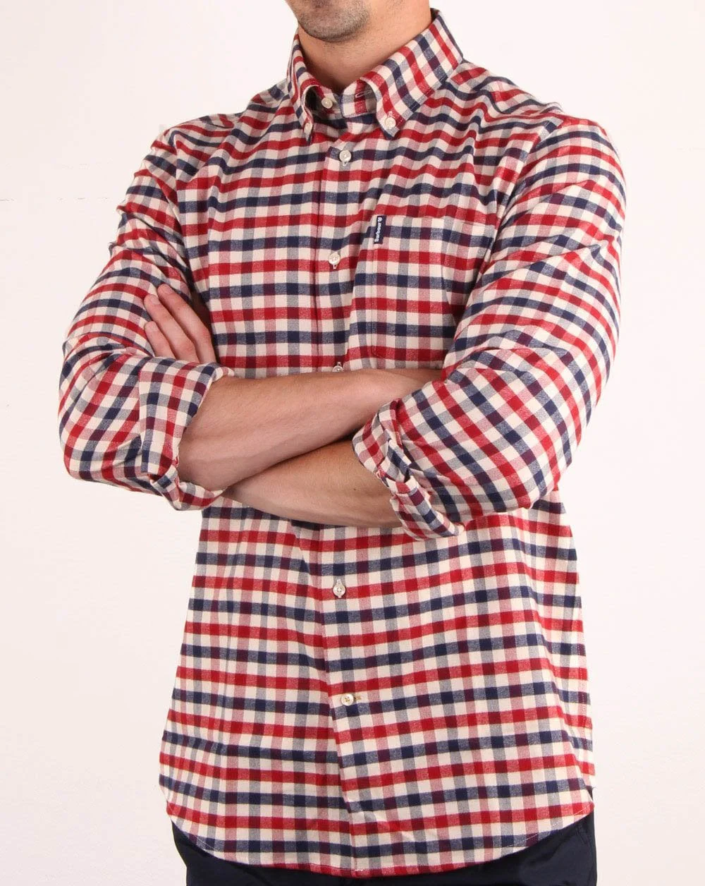 Barbour Country Check Shirt Red - Image 2