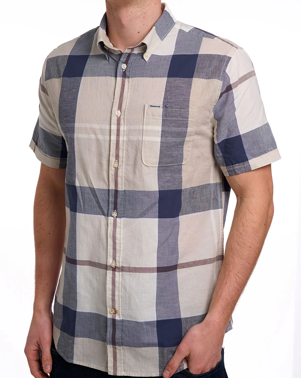 Barbour Douglas SS Shirt Oban Mist Tartan - Image 3