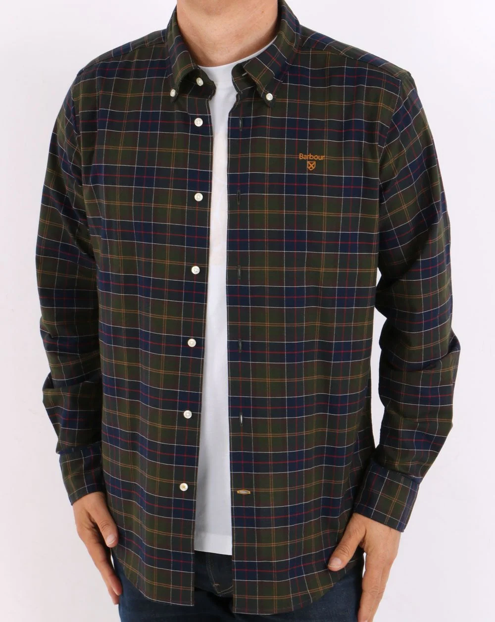 Barbour Helmside Tailored Shirt Classic Tartan - Image 4