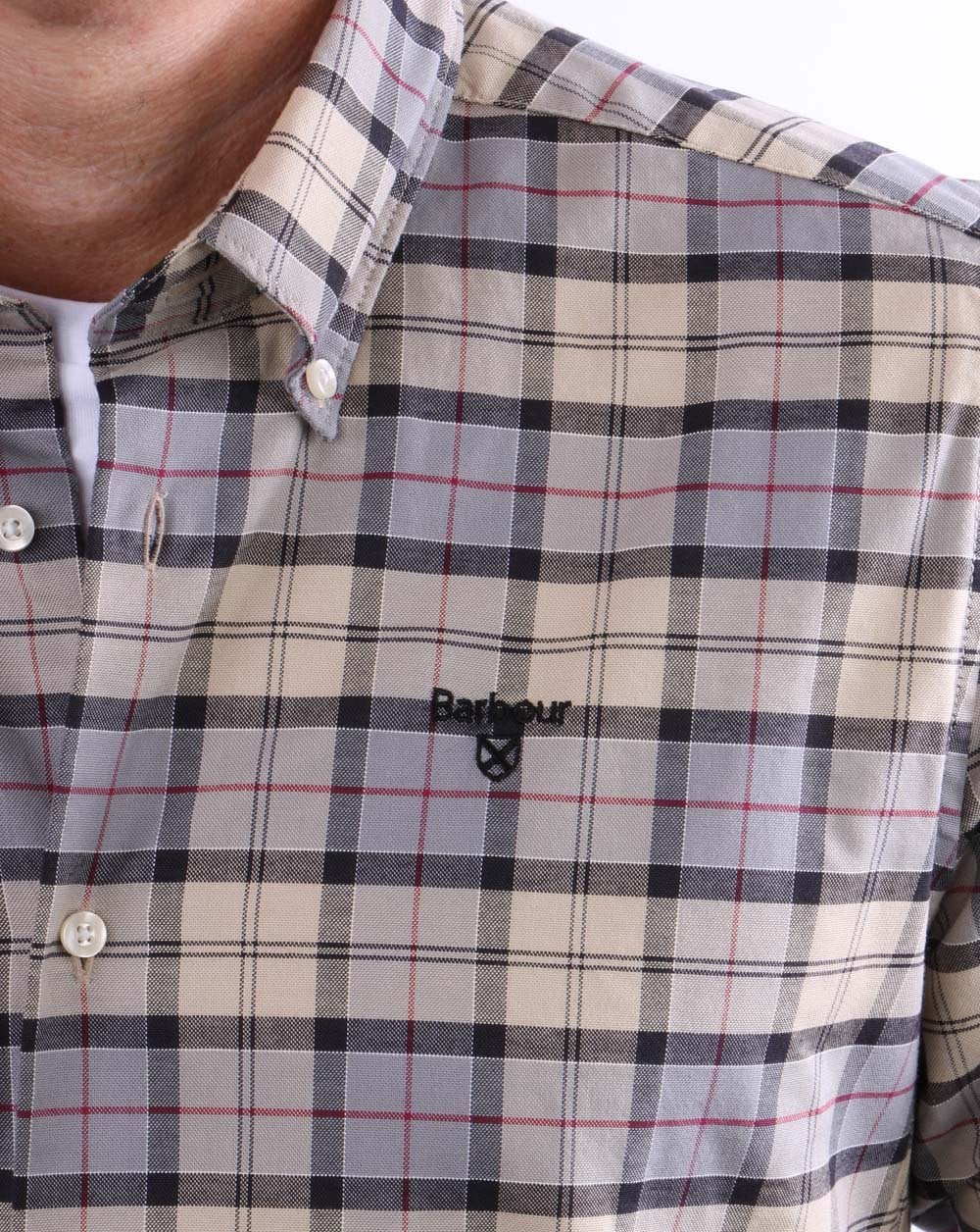 Barbour Helmside Tailored Shirt Dress Tartan - Image 3
