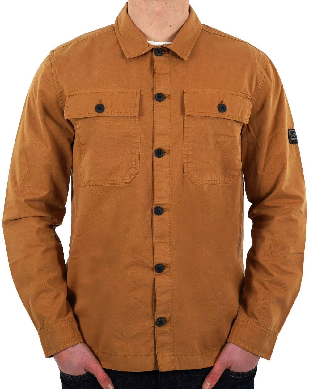 Barbour International Adey Overshirt Desert - Image 2